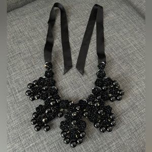 J. Crew black/satin necklace